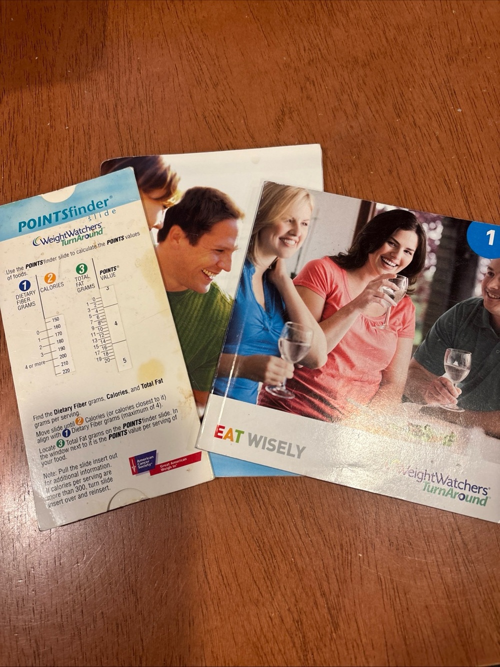 Weight Watchers Slide Points Finder & Books